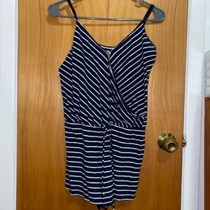 striped romper